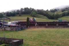 im Garten des Gasthaus Beverin